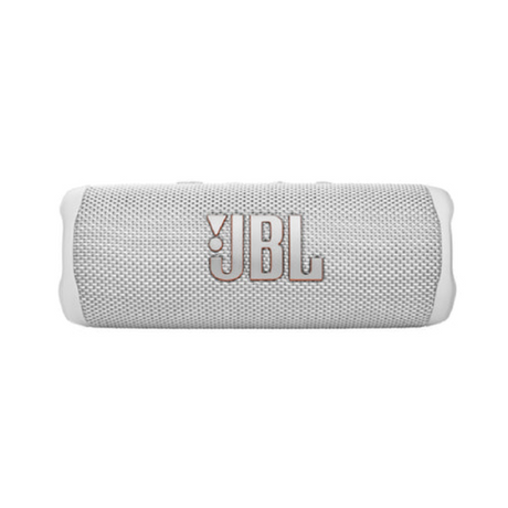 JBL Flip 6 Portable Waterproof Speaker - White - Dokkantech