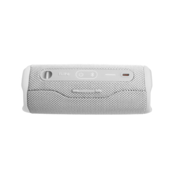 JBL Flip 6 Portable Waterproof Speaker - White - Dokkantech
