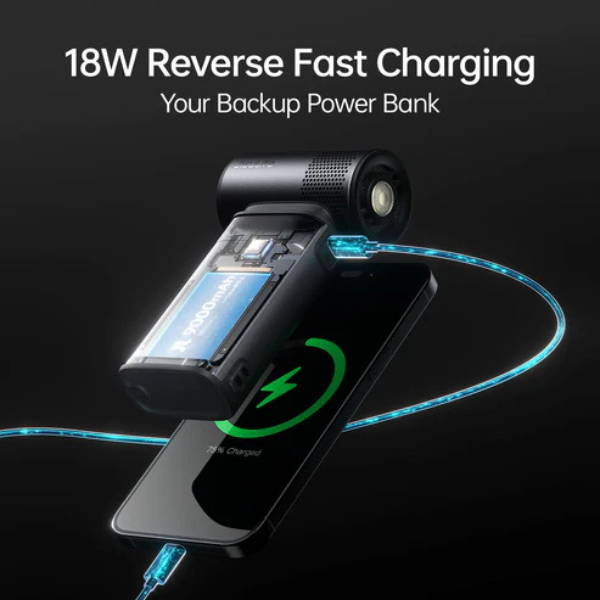  also functions as a convenient power bank for charging your devices on the go. Supports up to 18W reverse fast charging, -dokkantech