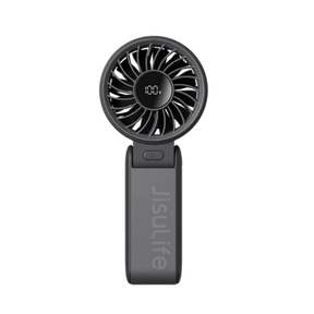JisuLife Handheld Fan Life7 Portable Rechargeable Personal Cooler Black Main - DokkanTech