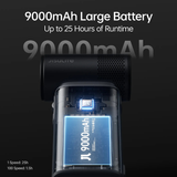 JisuLife Handheld Fan Ultra2 High-Speed Personal Cooler 9000mAh Battery- DokkanTech