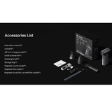 JisuLife Handheld Fan Ultra2 High-Speed Personal Cooler 9000mAh What's in the Box- DokkanTech