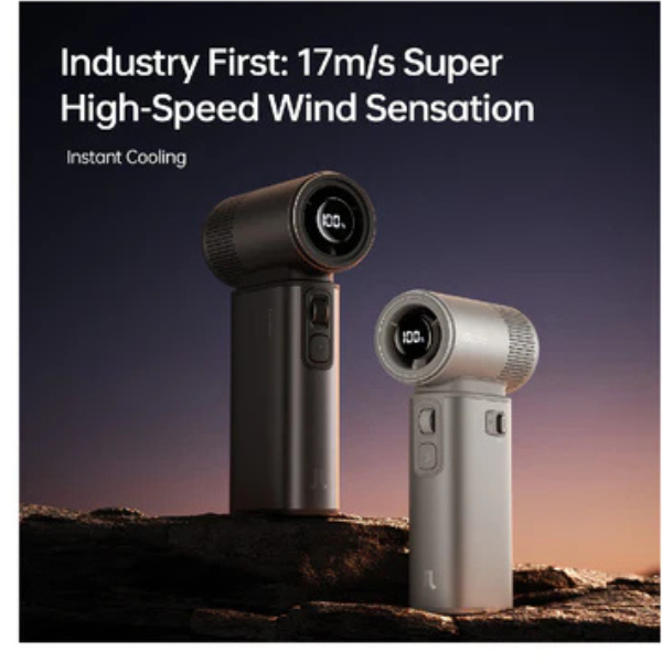 JisuLife Handheld Fan Ultra1 High-Speed Personal Cooler 9000mAh