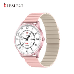 Kieslect Lora lady calling smartwatch magnetic strap – front view