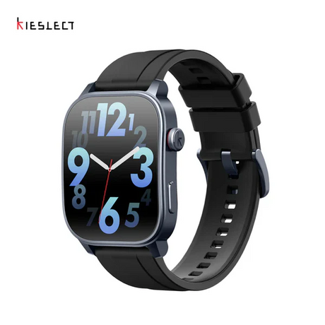 Kieslect KS3 smartwatch AMOLED Bluetooth calling – front view black