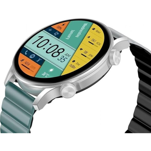 DokanTech_Kieslect KR PRO LTD Smart Calling Watch ( Double Strap ) - Silver
