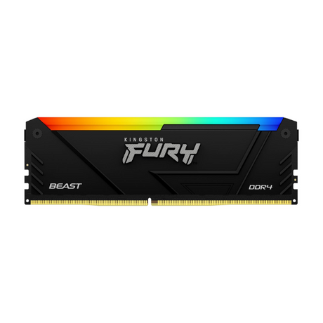 Kingston Fury Beast 16GB DDR4 3600MHz RGB desktop memory – front view