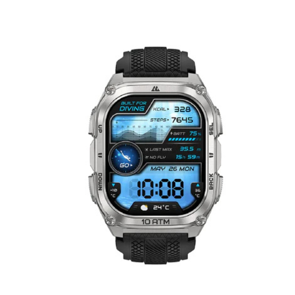 Kospet Tank M4 Smart Watch 1.96 inch High Visibility Amoled Square Display