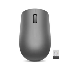 Lenovo 530 wireless mouse – front view black