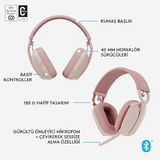 Logitech Zone Vibe 100 Bluetooth Headset with Noise-Cancelling Microphone - DokanTech #