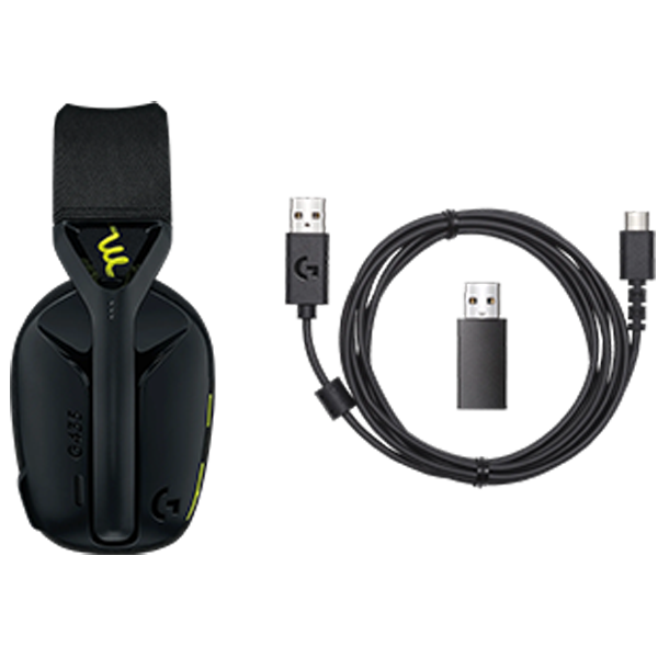 سماعة الألعاب اللاسلكية LOGITECH G435 LIGHTSPEED - زرقاء 