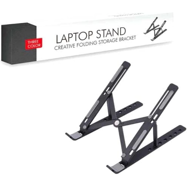 Multi-angle adjustable laptop stand for 13-inch laptop and tablet – front view