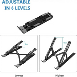 Laptop stand – compact folded design