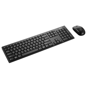 Lenovo 100 wireless Arabic keyboard and mouse combo – front view black