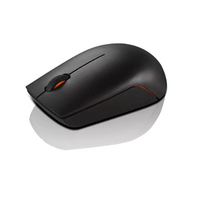 Lenovo 300 wireless compact mouse – front view black