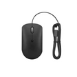 Lenovo 400 USB-C Wired Compact Mouse – 2400 DPI, 4-Button – Black-dokantech