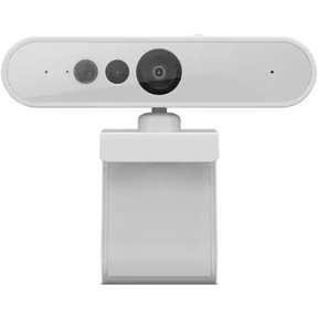 Lenovo 510 FHD 1080p webcam with privacy shutter dual microphones – front view grey