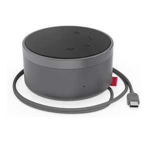 Lenovo Go wired USB-C speakerphone Microsoft Teams certified – front view black