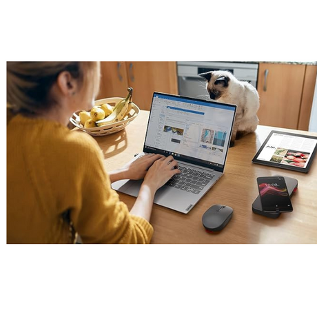 Lenovo Go Wireless Mouse – Multi-Device, Ergonomic, Storm Grey-dokantech