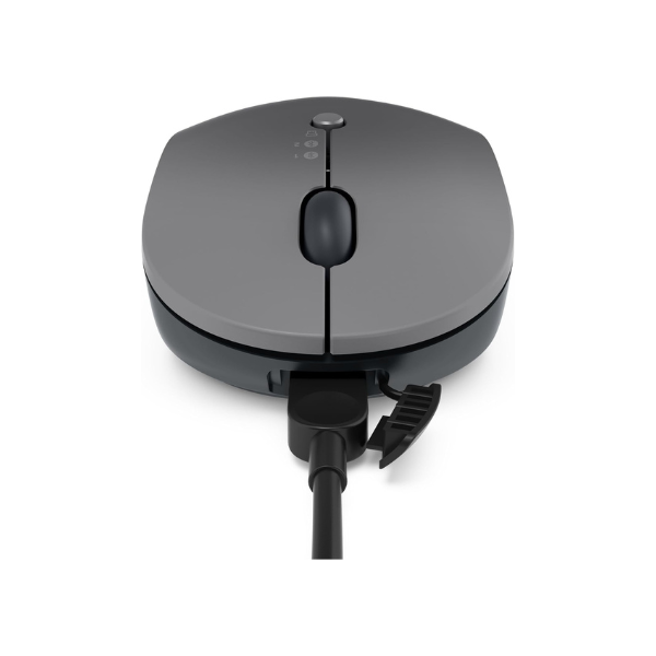 Lenovo Go Wireless Mouse – Multi-Device, Ergonomic, Storm Grey-dokantech