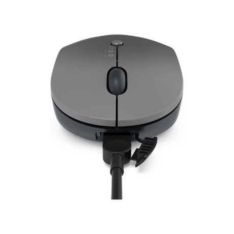 Lenovo Go Wireless Mouse – Multi-Device, Ergonomic, Storm Grey-dokantech