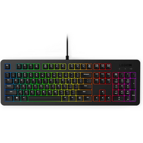 Lenovo Legion K310 RGB gaming keyboard Arabic and English – front view black