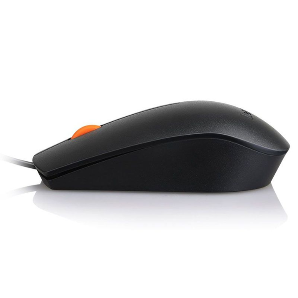 Lenovo 300 USB Combo Wired Keyboard & Mouse - Arabic - Black- Dokkantech