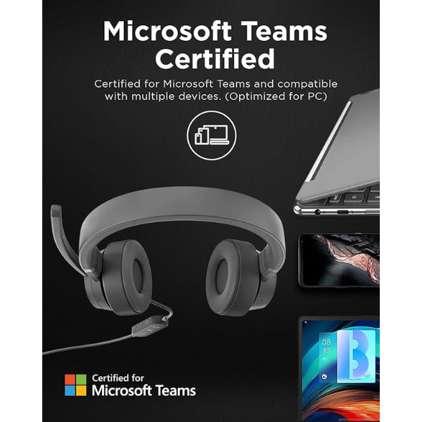 DokanTech_Lenovo Go Wired ANC Headset, Active Noise Cancellation - Storm Grey