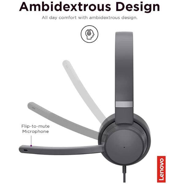 Lenovo Go ANC headset – boom microphone