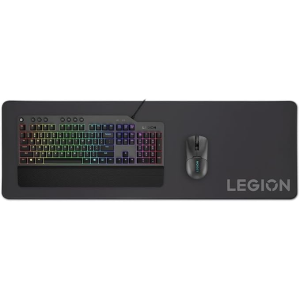 DokanTech_Lenovo Legion Gaming XL Mouse Pad - Black, Large Size for Precision and Comfort