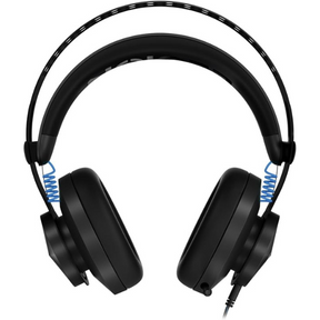 Lenovo Legion H300 stereo gaming headset noise-cancelling mic – front view black