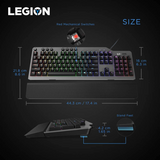 Lenovo Legion K500 RGB ENG Mechanical Gaming Keyboard Wired - DokanTech #