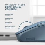Lenovo Yoga Pro Bluetooth Mouse – USB-C, Multi-Device, Tidal Teal-dokantech