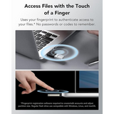 Lexar 256GB JumpDrive Fingerprint F35 PRO 400/300 MB/s USB 3.2 Gen 1-LJDF35P256G-RNBNG