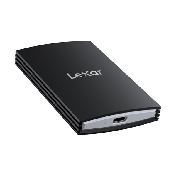 Lexar ARMOR 700 portable SSD 2TB 2000MB/s silver – front view