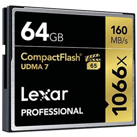 Lexar Professional 1066x CF card – 64GB variant