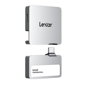 Lexar Go 2TB portable SSD with hub 1050MB/s USB 3.2 Gen 2 – front view