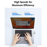 Lexar Go 2TB Portable SSD with  Hub – 1050/1000MB/s USB 3.2 Gen 2 (LSL400S002T-RNSNG)-Dokkantech