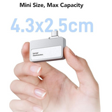 Lexar Go 2TB Portable SSD with  Hub – 1050/1000MB/s USB 3.2 Gen 2 (LSL400S002T-RNSNG)-Dokkantech