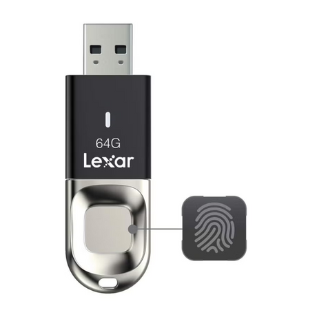 Lexar 64GB JumpDrive Fingerprint F35 USB 3.0 - Dokkantech