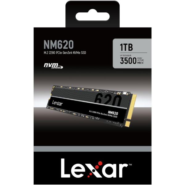 Lexar NM620 256GB & 512GB & 1TB M.2 PCIe Gen3x4 NVMe SSD: High