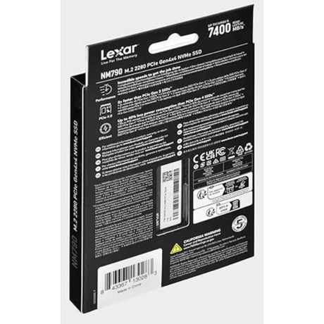 Lexar NM790 SSD High-Speed, Reliable Storage for Gaming, Multimedia-Dokkan Tech