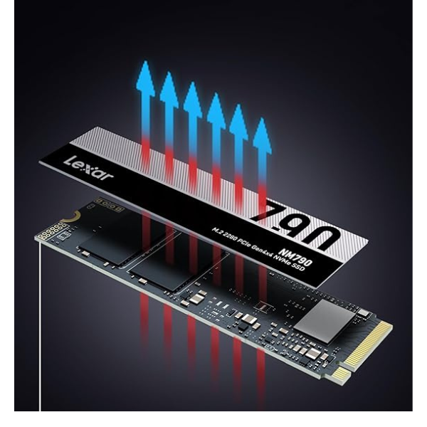 Lexar NM790 SSD High-Speed, Reliable Storage for Gaming, Multimedia-Dokkan Tech
