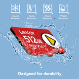Lexar PLAY 512GB microSDXC UHS-I Memory Card 160/100MB/s – LMSPLAY512G-BNNNG feature dokkkan tech
