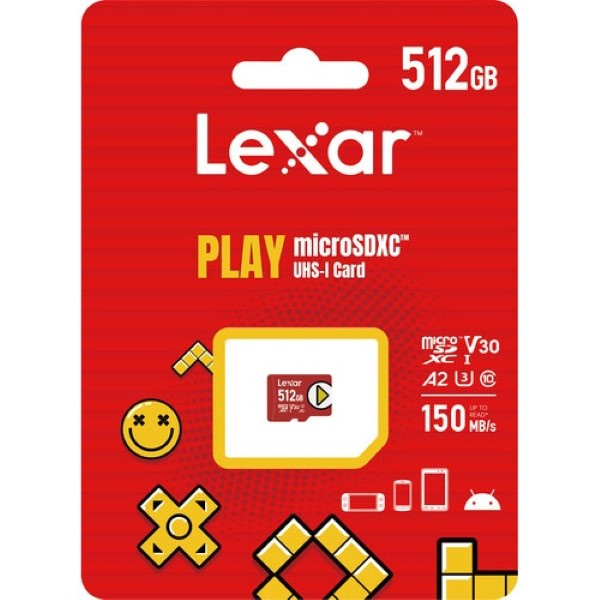 Lexar PLAY 512GB microSDXC UHS-I Memory Card 160/100MB/s – LMSPLAY512G-BNNNG feature highlight  dokkkan tech.