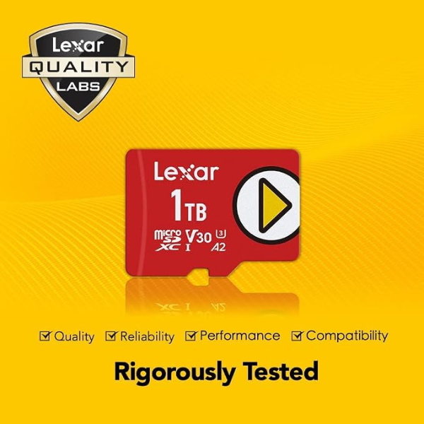 Lexar PLAY microSDXC UHS-I Card 1TB Up to 150MB/s - LMSPLAY001T-BNNNG feature highlight 2 dokkan tech 