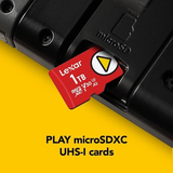 Lexar PLAY microSDXC UHS-I Card 1TB Up to 150MB/s - LMSPLAY001T-BNNNG feature highlight  dokkan tech 