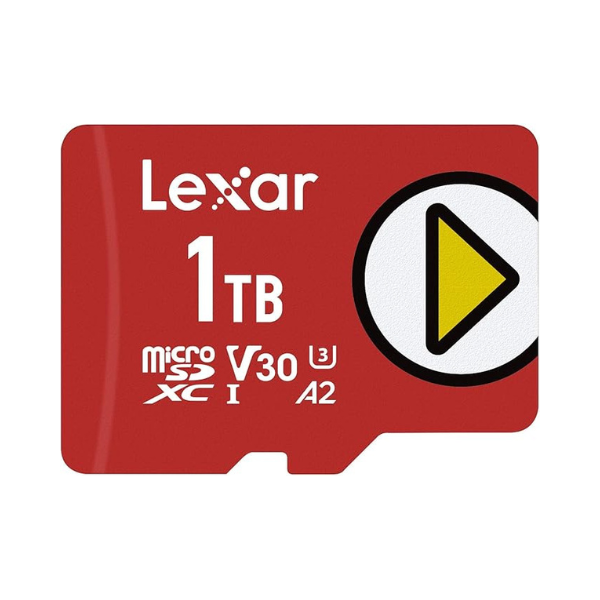 Lexar PLAY microSDXC UHS-I Card 1TB Up to 150MB/s - LMSPLAY001T-BNNNG front view dokkan tech