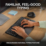 Logitech Wave Keys Wireless Ergonomic Keyboard with Cushioned Palm Rest - Ara - DokanTech #