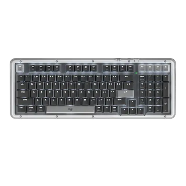Logitech Alto K98M Wireless Mechanical Keyboard – 98 Keys, Backlit, UniCushion Design- (English Layout)-dokantech